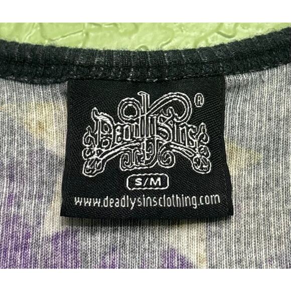 Deadly Sins Y2K Pride Embellished Cotton Tank Top Women’s Size S M - Picture 7 of 8